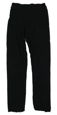 Černé žebrované legíny PRIMARK