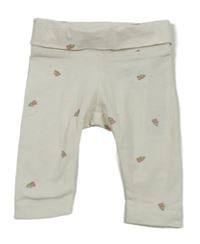 Bílé tepláky s květinami So Cute