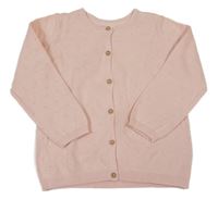 Svetloružový minky prepínaci sveter H&M