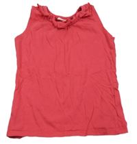 Ružový top s volánikmi Kids