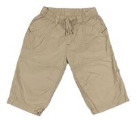 Béžové plátěné rolovací kalhoty Mothercare