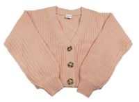 Svetloružový prepínaci crop sveter Page one young