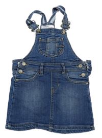 Modré riflové laclové šaty Lindex