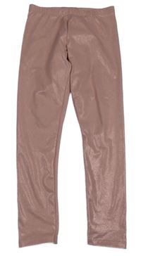 Růžové třpytivé legíny Next