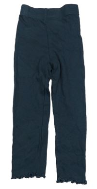 Tmavomodré rebrované legíny Vertbaudet