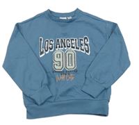 Modrá mikina s nápisom L&D