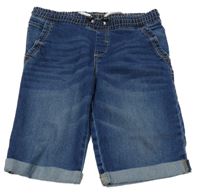 Tmavomodré riflové kraťasy C&A 