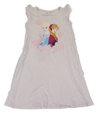 Světlerůžová noční košile Ledové království H&M