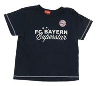 Tmavomodré fotbalové tričko FC Bayern Sanetta