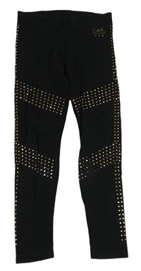Černé legíny s kamínky Debenhams