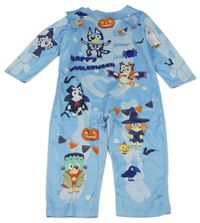 Kostým - Světlemodrý overal s potiskem Bluey George 