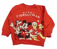 Čerená mikina s Mickeym a kamarády Disney