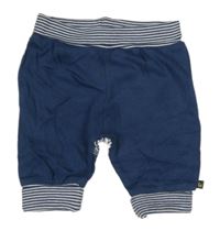 Tmavomodro-pruhované tepláky Mothercare