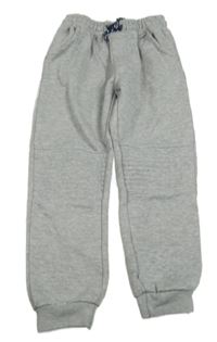 Sivé melírované cuff tepláky X-mail