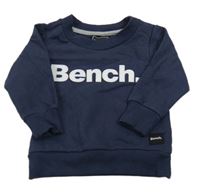 Tmavomodrá mikina s logom Bench