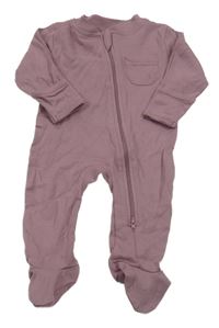 Fialovorůžový overal