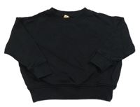 Čierna ovesize mikina Friboo