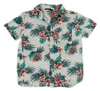 Bílá košile s listy George