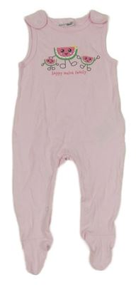 Světlerůžové dupačky s melónmi Ergee