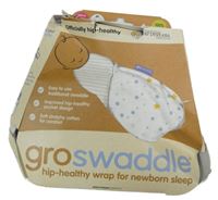 Nové - 2x Bílý bavlněný spací pytel so vzorom Gro