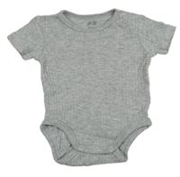 Šedé žebrované body H&M