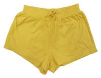 Žlté vzorované kraťasy H&M