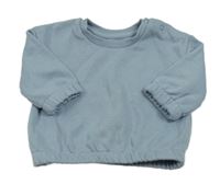 Modrošedá oversize mikina PRIMARK