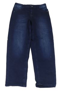 Tmavomodré teplákové rifle S. Oliver