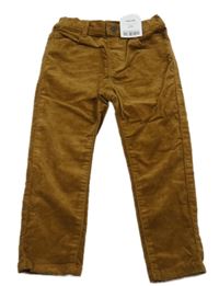 Nové - hnedé manšestráky zn. Next