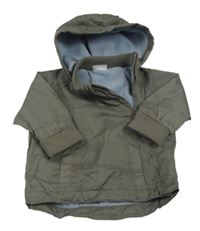 Sivá šušťáková jarná bunda s kapucňou zn. F&F