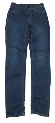 Tmavomodré rifľové džegíny H&M