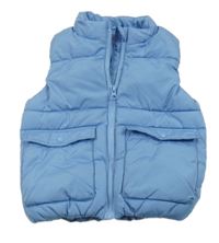 Modrá prošívaná šusťáková zateplená vesta PRIMARK