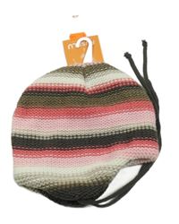 Nové - pruhovaná pletená zavazovací čapica PUSBLU