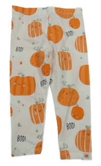 Biele legíny s dýněmi F&F