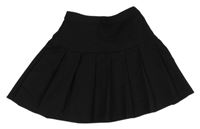 Čierna skladaná sukňa H&M