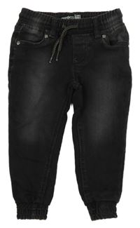 Čierne cuff teplákové rifle PEP&CO