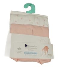 Nové - 2x - Overal - Bílý se srdíčky, světlerůžový PRIMARK