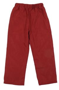 Bordó šušťákové nohavice SHEIN