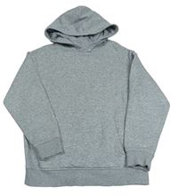 Sivá melírovaná mikina s kapucňou H&M