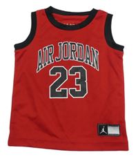 Červené športové tielko s číslom zn. Air Jordan