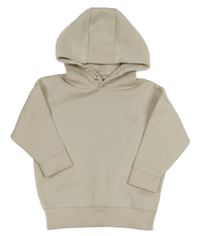 Béžová oversize mikina s nápisom a kapucňou F&F