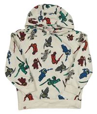 Smotanová mikina s Lego Ninjago a kapucňou Lego