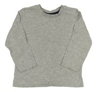 Šedé melírované triko Matalan