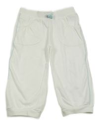 Biele tepláky s pruhom C&A