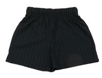 Čierne pruhované športové kraťasy Matalan