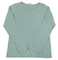 Svetlozelené tričko s výšivkou Famy