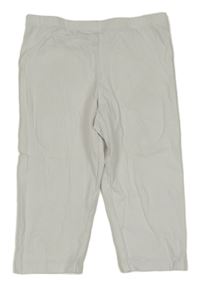 Biele capri legíny TCM