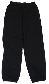 Čierne cuff nohavice