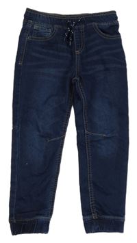 Tmavomodré cuff rifle Denim Co.