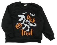 Čierna mikina s dinem Shein